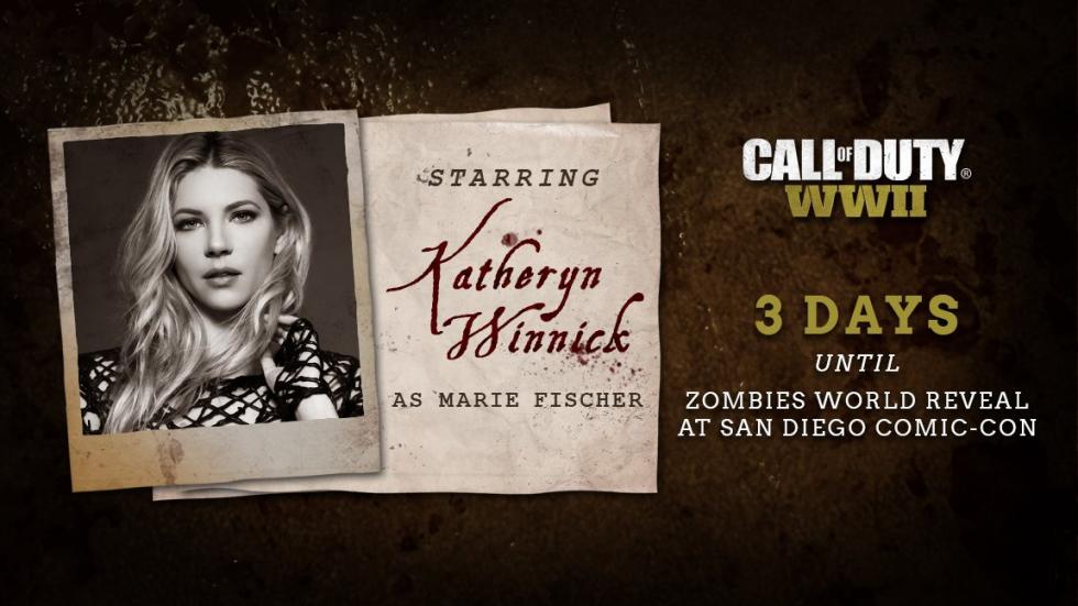 Katheryn Winnick como Marie Fischer en Call of Duty WWII Zombie Mode