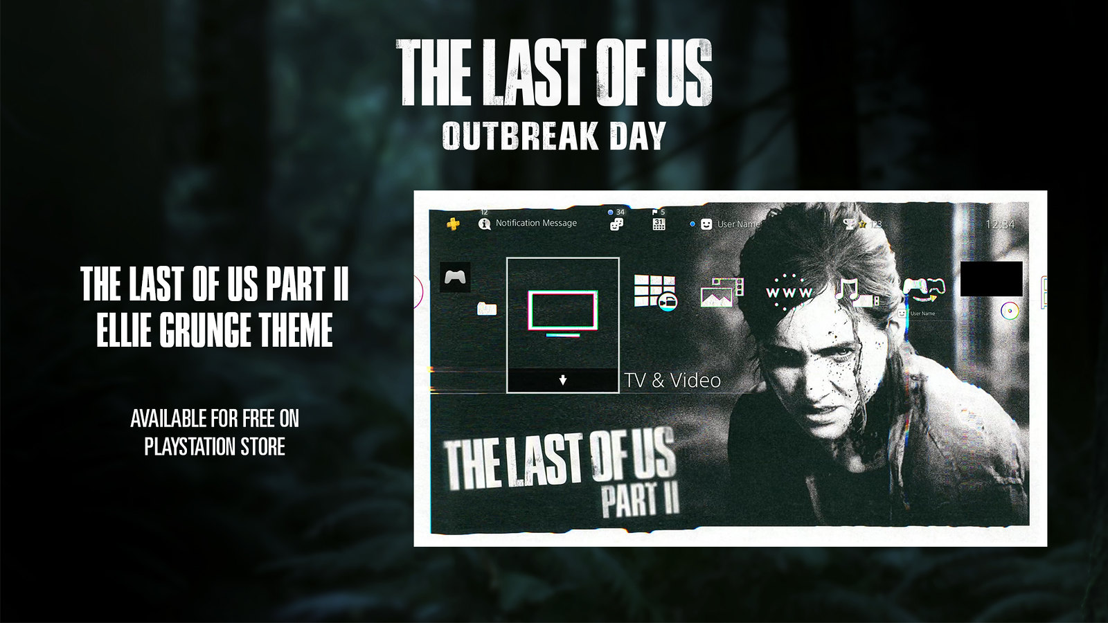 Naughty Dog celebra el Outbreak Day 2019 con un Theme gratuito de The Last of Us Part II