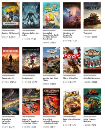 THQ Nordic y HandyGames Sale