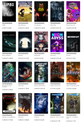 UnHalloween Horror Sale