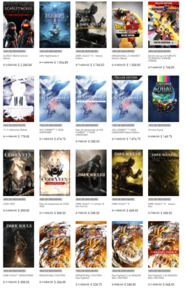 Ofertas de Bandai Namco