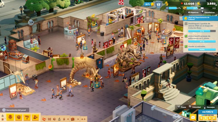 Two Point Museum - El museo a full capacidad