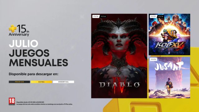 PlayStation Plus Julio 2025