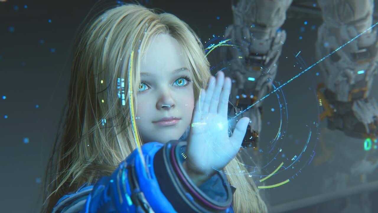 Pragmata - Diana hackeando