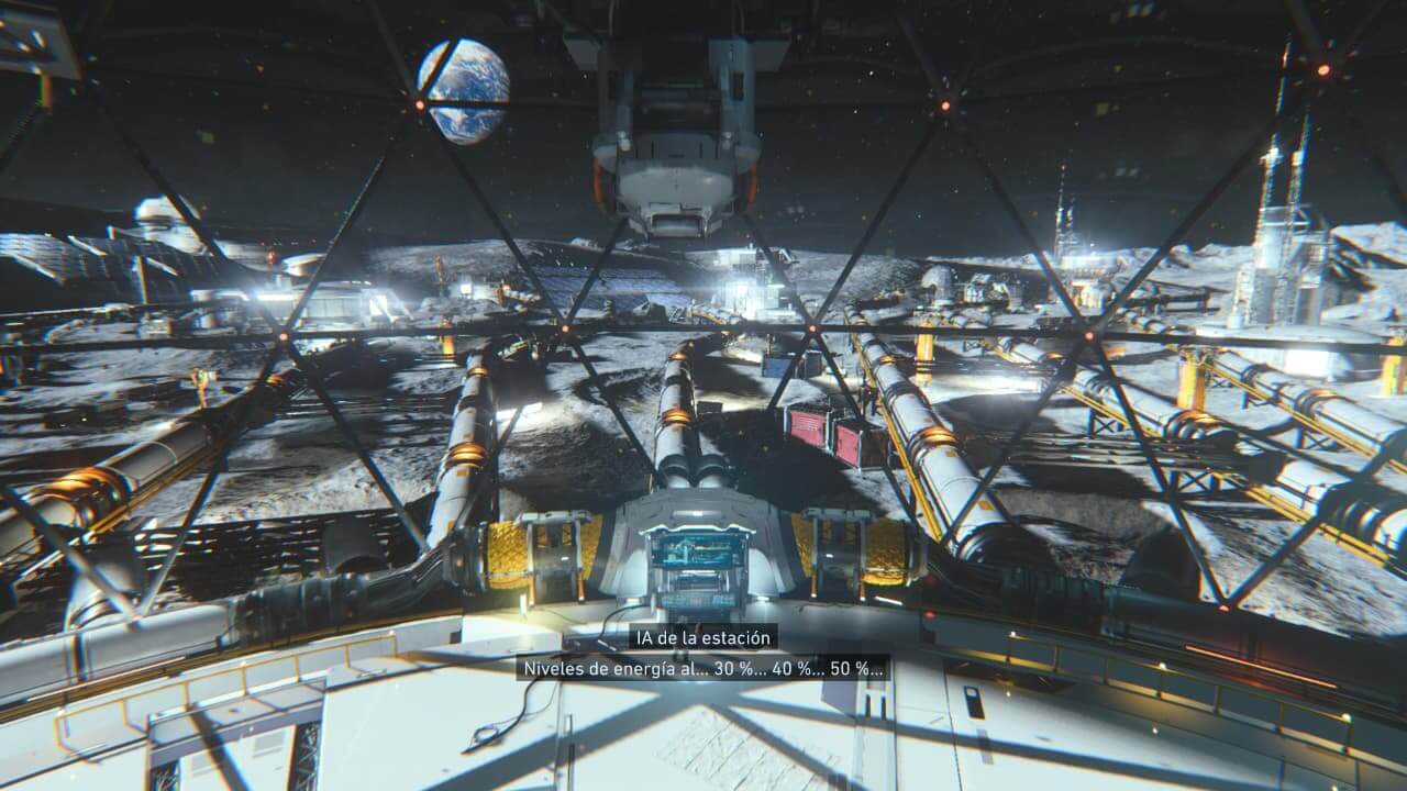 Pragmata - Un vistazo a la base lunar