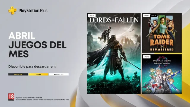 PlayStation Plus Abril 2026