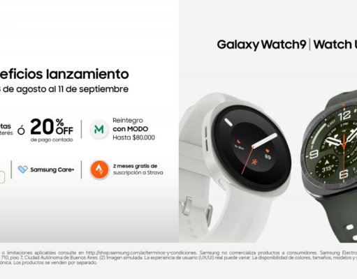 Samsung lanza en Argentina los Galaxy Watch9 y Watch Ultra2