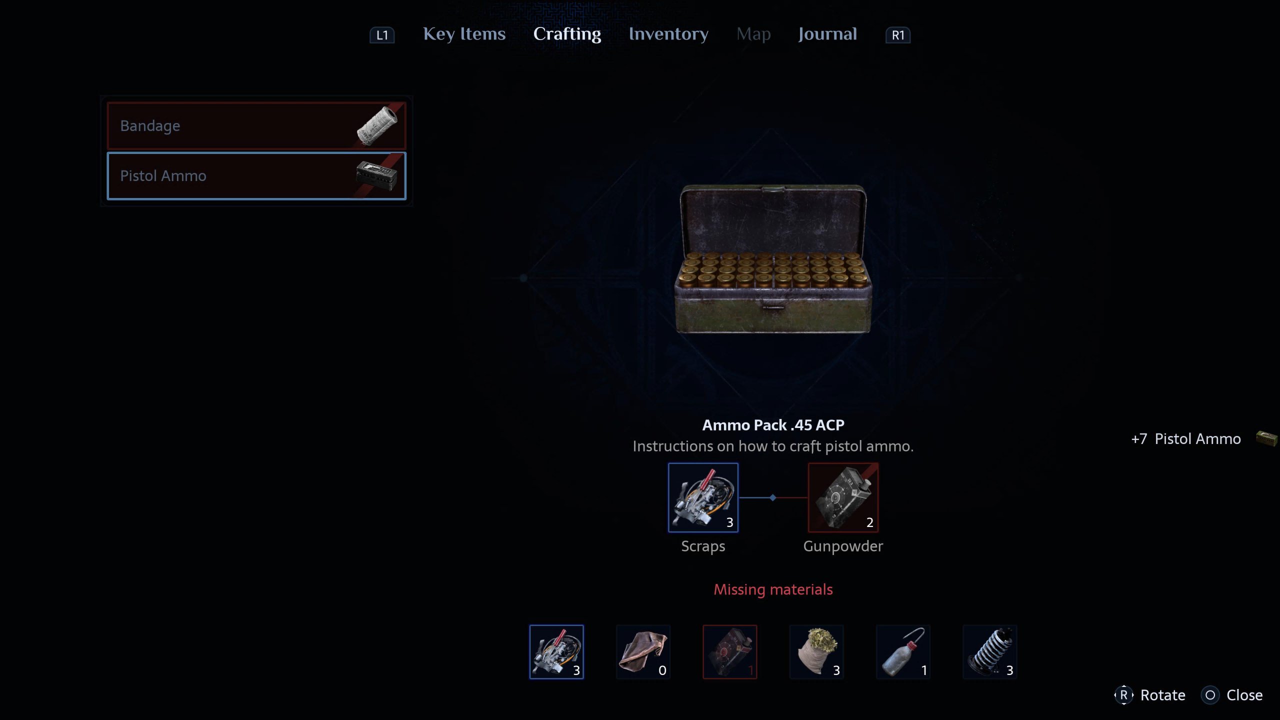 Hellraiser Revival - Crafteo e inventario